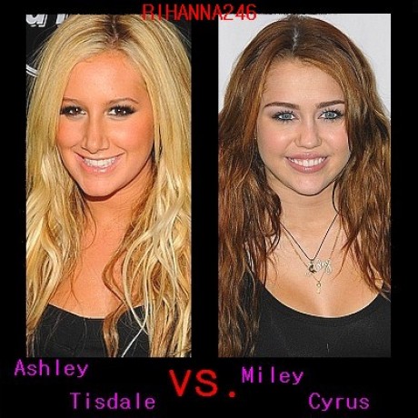 Ashley vs Miley. Tak která? :)