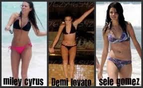 Miley♥Demi♥Selena♥ Které to tam sluší nejvíc?:)*